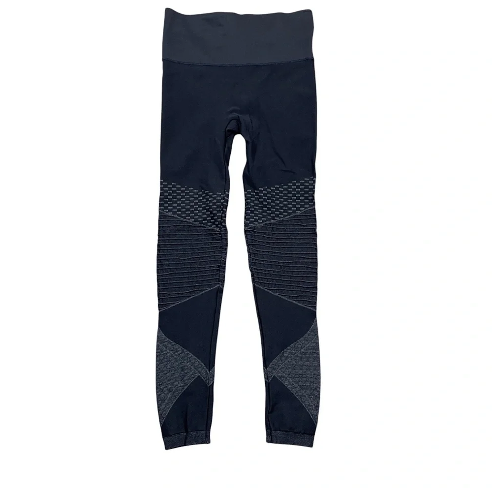 SPANX Small navy‎ Leggings Pull On Nylon Blend